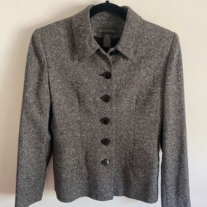 Banana Republic Charcoal Women's Blazer Corporate Professional‎